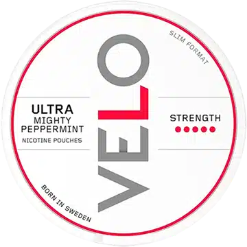 nicotine pouches snus Velo Ultra Mighty Peppermint