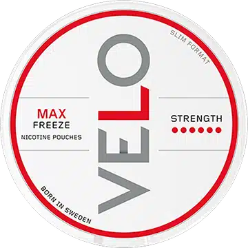 nicotine pouches snus Velo max freeze strong