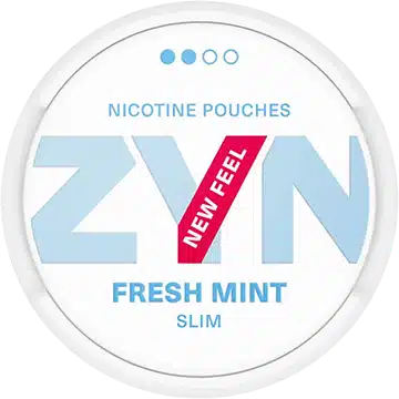 nicotine pouches snus ZYN Fresh Mint Slim new