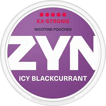 nicotine pouches snus ZYN icy Blackcurrant Vietnam XX Strong