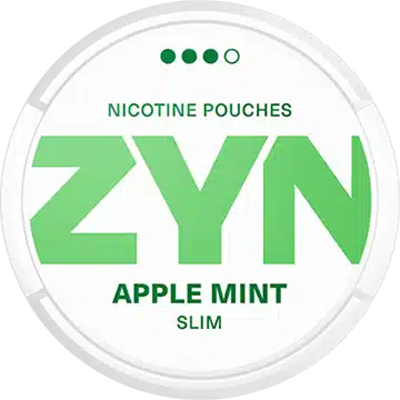 nicotine pouches snus ZYN apple mint slim
