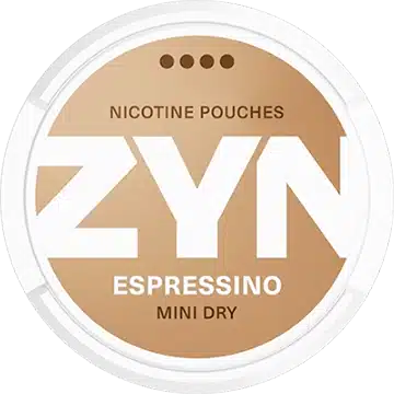 nicotine pouches snus ZYN espressino mini dry
