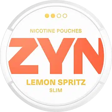 nicotine pouches snus ZYN lemon spritz slim