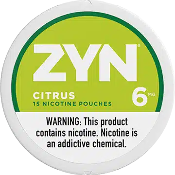 nicotine pouches snus ZYN citrus