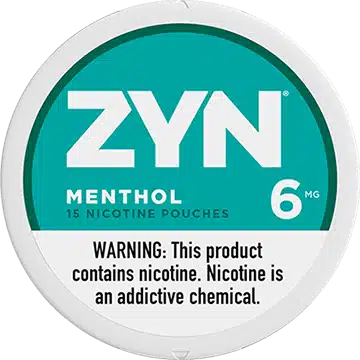 nicotine pouches snus ZYN menthol