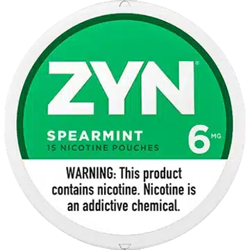 nicotine pouches snus ZYN spearmint