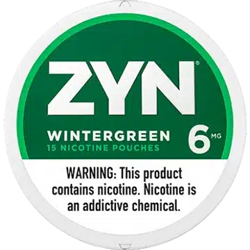 nicotine pouches snus ZYN wintergreen