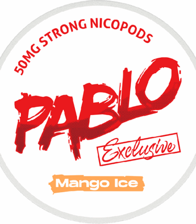 Pablo Mango Ice 30mg nicotine pouches – mango ice flavor, strong and tobacco-free